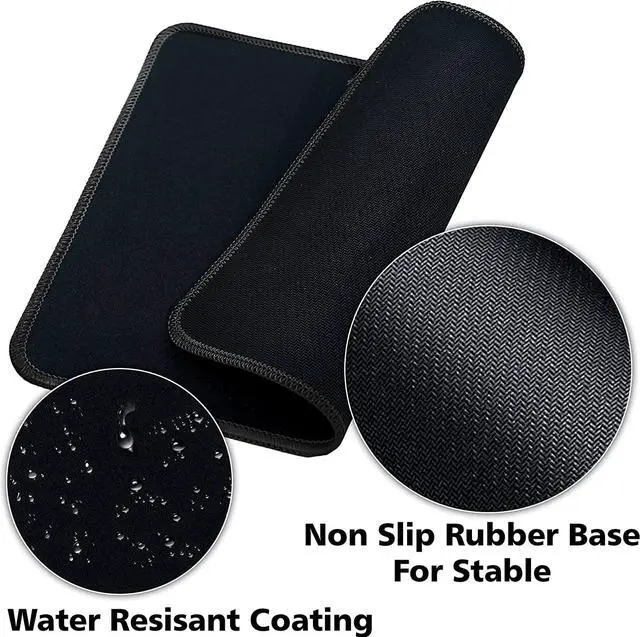 Alt view image 4 of 7 - 10 Pack 2mm Mouse Pad with Stitched Edges Non-Slip Rubber Base Premium-Textured and Waterproof Mousepads Bulk Mouse Pad for Computers Laptop Office & Home 8.66 x 7.1 inch