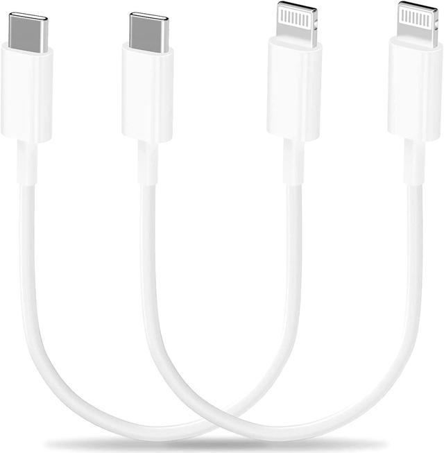 Apple MFi Certified] Short USB C to Lightning Cable (8Inch), 2Pack iPhone  Charger Fast Charging Cable Power Delivery Data Syncing Cord for Apple  iPhone 14/13/12/11Pro/XS/XR/8/7/iPad/Airpods/PowerBank 