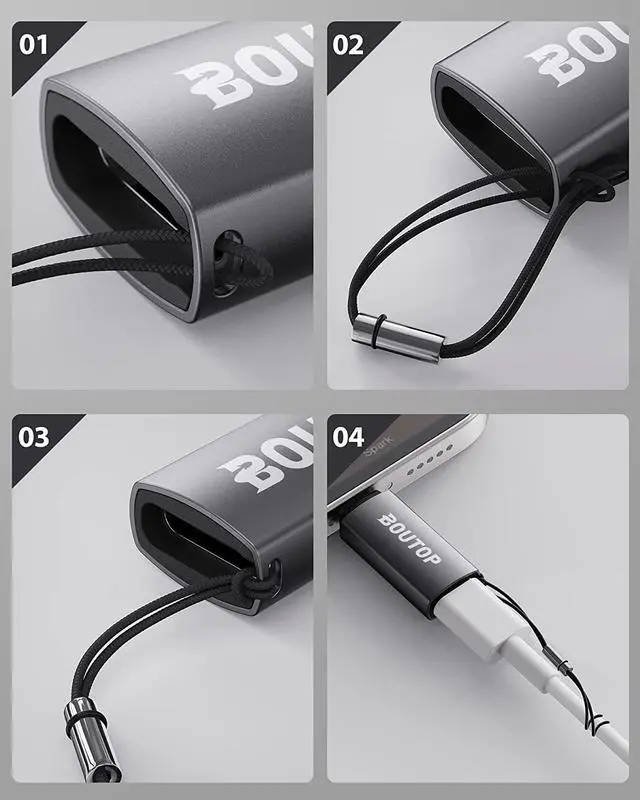 Alt view image 6 of 6 - [ MFi Certified] USB C to Lightning Adapter Support 18W PD Fast Charging Compatible with iPhone iPad iPod (1 Pack)