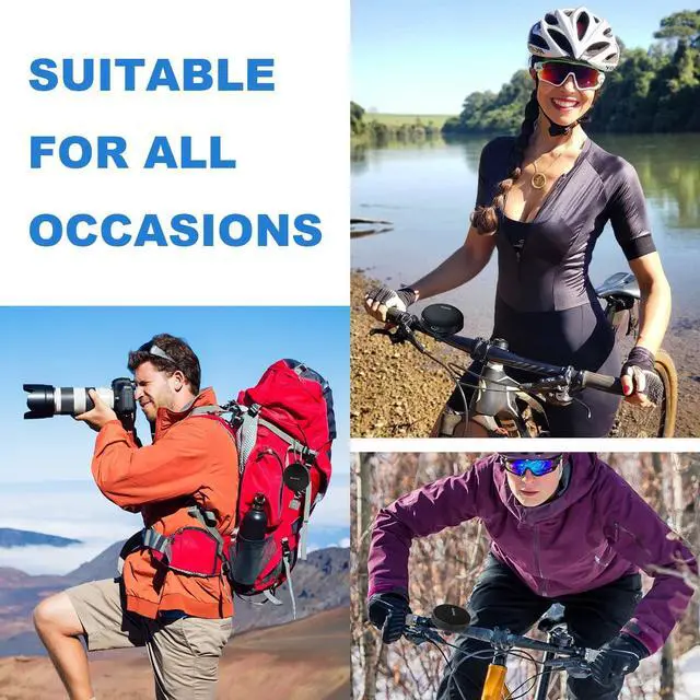 Alt view image 5 of 7 - Upgraded Compact Portable Bluetooth 5.0 Wireless Bike 5W/8W Stereo Speaker, IP67 Waterproof Outdoor &10h Play Time, Advanced Class D Amplifier & Built-in Weighty Bass (5W Speaker)