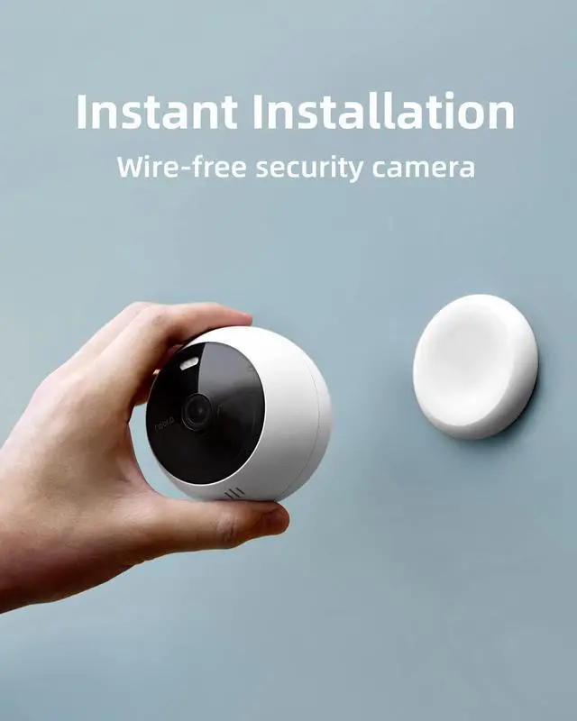 Alt view image 6 of 7 - Gadpiparty Noorio B200 & B310 Dou Outdoor Security Camera System, Wireless 2K Home Security, Battery Powered, Color Night Vision, Ultra-Bright Spotlight, 16GB Local Storage, Hub Included