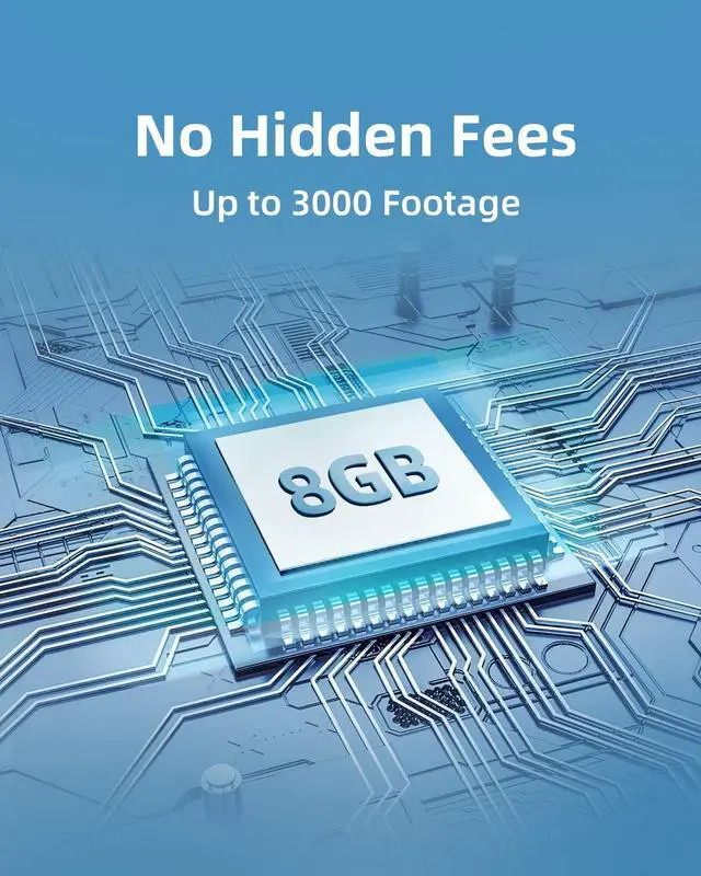 Alt view image 3 of 7 - Gadpiparty Noorio Alarm System for Home Security with Camera B200 1080P/8GB x4, Smart Hub x1