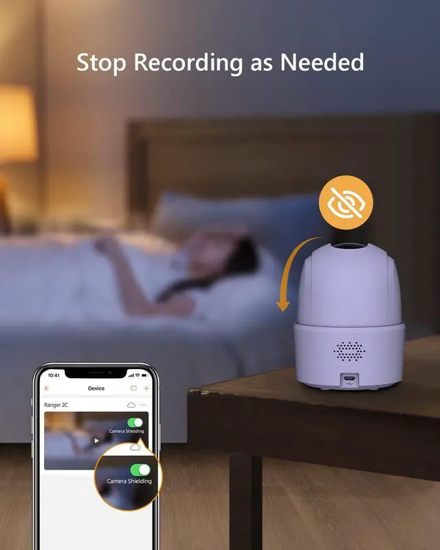 Alt view image 7 of 7 - Imou 2K WiFi Security Camera Indoor Pet Dog Baby Camera with AI Human/Motion/Sound Detection, 360° Wireless IP Home Security Camera, Smart Tracking, Siren, Night Vision, 2-Way Audio, Works with Alexa