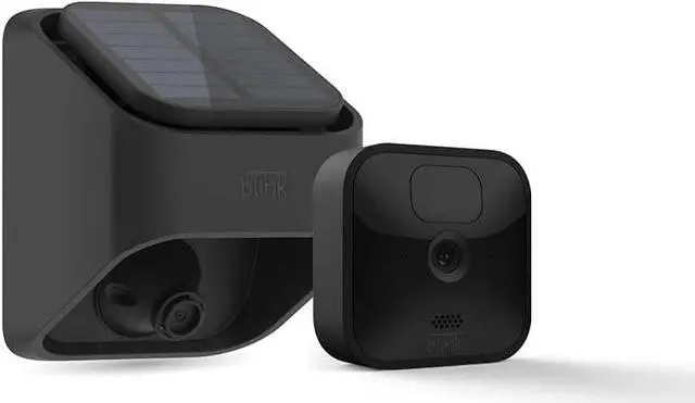 Alt view image 2 of 5 - Blink Outdoor (3rd Gen) + Solar Panel Charging Mount  wireless, HD smart security camera, solar-powered, motion detection  Add-on camera (Sync Module required)