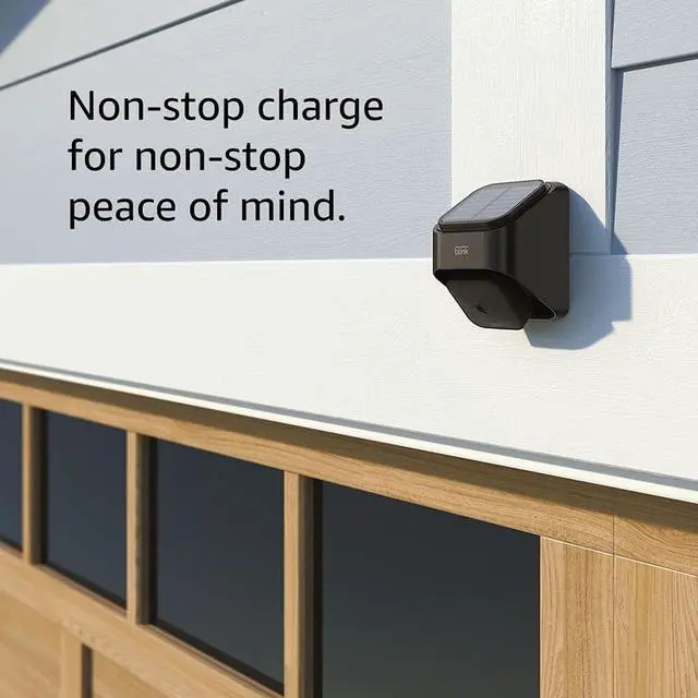 Alt view image 3 of 5 - Blink Outdoor (3rd Gen) + Solar Panel Charging Mount  wireless, HD smart security camera, solar-powered, motion detection  Add-on camera (Sync Module required)