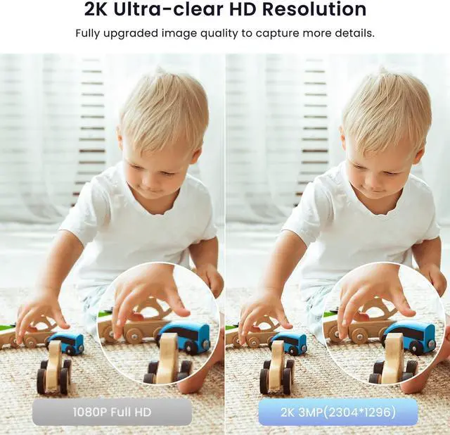 Alt view image 6 of 7 - GALAYOU 2K Indoor/Outdoor Camera Wireless, Security Camera Motion Detection Siren Alarm, Home Cameras with Night Vision, 2-Way Talk, Cloud/SD Storage