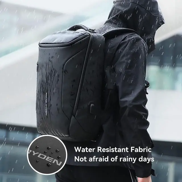 Alt view image 4 of 7 - Business Backpack for Men Waterproof and Travel Laptop Backpack with USB Charging Fits 17 Inch Laptop and Tech Gear