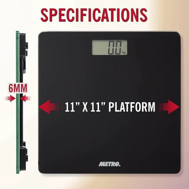 Alt view image 6 of 7 - Taylor Digital Bathroom Scale, Black