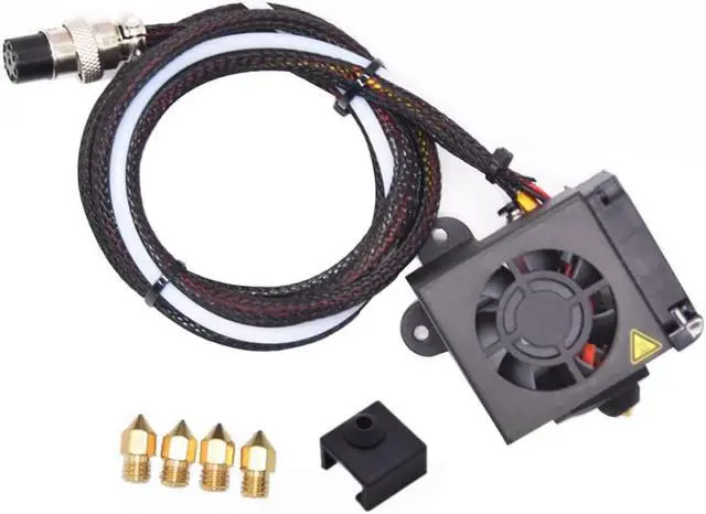 Main image of Creativity CR10 Hotend Assembled MK8 Extruder Kit Full Set (with 0.4MM Nozzles) Upgrade for 3D Printer CR 10/CR 10S/S4/S5 Replacement Parts