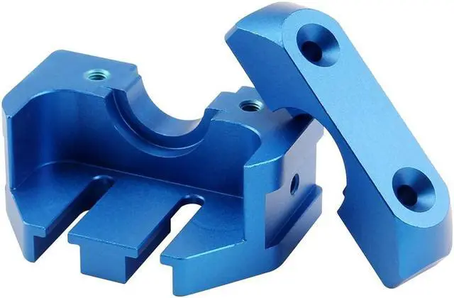 Alt view image 5 of 7 - FYSETC 3D Printer All Metal E3 V6 Mount Volcan Dragonfy Hotend Extrusion Multi-Mount Fixed Blocks Compatible with Ender 3/V2/Pro, CR10/S4/S5 and Ender 5 Series Upgrade 3D Printer Accessories