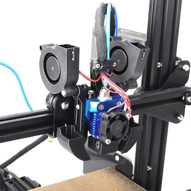 Alt view image 4 of 7 - FYSETC 3D Printer All Metal E3 V6 Mount Volcan Dragonfy Hotend Extrusion Multi-Mount Fixed Blocks Compatible with Ender 3/V2/Pro, CR10/S4/S5 and Ender 5 Series Upgrade 3D Printer Accessories