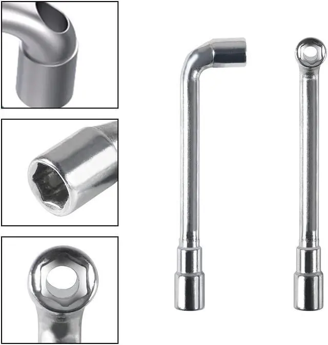 Alt view image 4 of 7 - 6mm 7mm L-Shaped Hexagonal Wrench Tool & 5 in 1 Multi-Function Wrench for Fixed Mk8 Ender 3 Brass Nozzle Included Copper Wire Toothbrush 3D Printer Accessories (5 Tools)