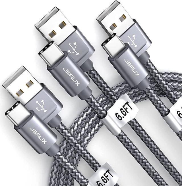 3-Pack Micro USB Charger Fast Charging Cable Cord For Samsung Android Phone  LG