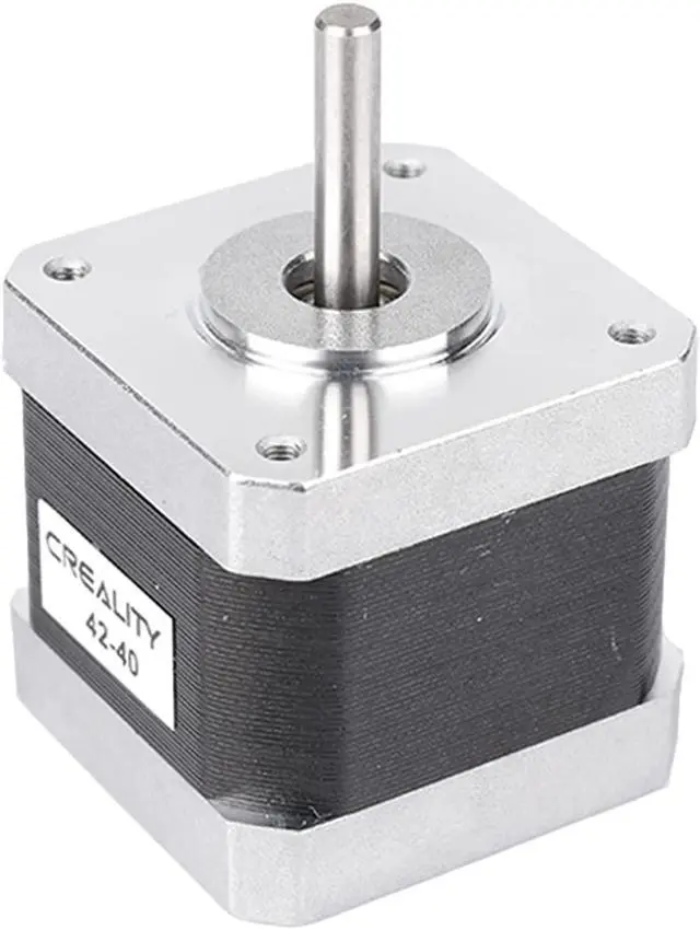 Alt view image 2 of 7 - Creality Official 42-40 Stepper Motor with Extruder Gear, 2 Phase 1A 1.8 Degree 0.4 N.M for 3D Printer Extruder, Compatible with E-axis of Ender 3/Ender 3 V2/Ender 3 pro/Ender 5/CR-10 3D Printer