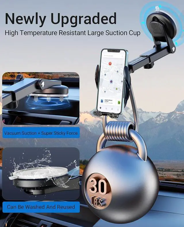 Alt view image 4 of 6 - Wireless Car Charger, 15W Fast Wireless Charger for car Auto-Clamping, fit for iPhone 15 14 13 12 11 Pro Max Xs, Samsung Galaxy S23 Ultra S22 S21 S20, S10+ S9+ Note 9, etc