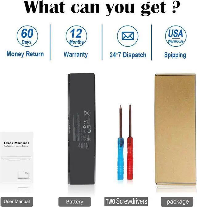 Alt view image 6 of 7 - DMKAOLLK E7440 Laptop Battery for Dell Latitude 14 7000 E7440 E7450 E7420 Series PFXCR 34GKR F38HT G95J5 3RNFD G0G2M T19VW 909H5 0909H5 451-BBFT 451-BBFV 451-BBFY E225846 Notebook Battery