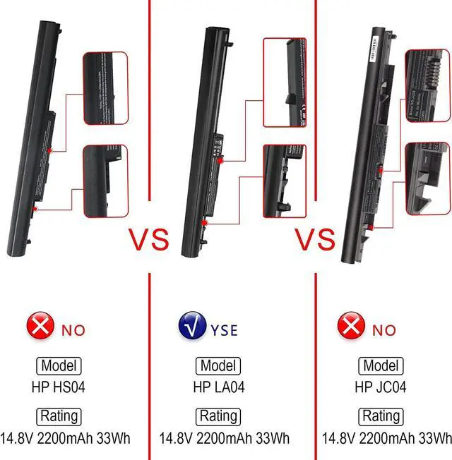 Alt view image 2 of 7 - Fancy Buying LA04 Laptop Battery for HP Spare 15-1272WM 752237-001 728460-001 776622-001