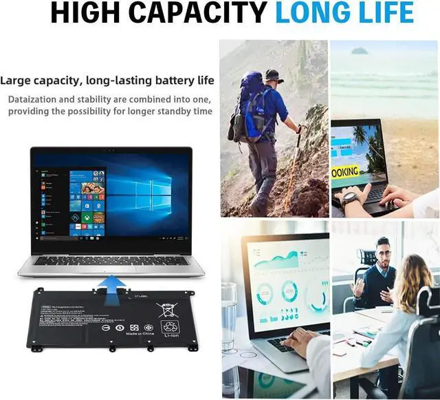 Alt view image 7 of 7 - TF03XL HT03XL L11119-855 Laptop Battery for HP Pavilion x360 15 14m-cd0003dx 14m-cd0001dx 15-cc563st 15-CC023CL 17-ar050wm 15-ck 15-cc 14-bf 14-ce 14-ck 14-bk 17-ar series HTO3XL Notebook Replacement