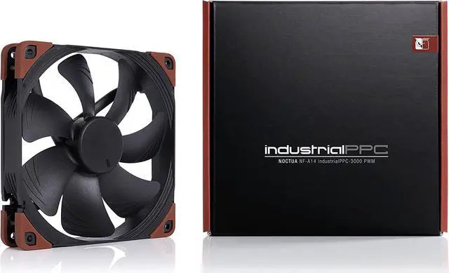 Alt view image 5 of 7 - NF-A14 iPPC-3000 PWM Heavy Duty Cooling Fan 4-Pin 3000 RPM (140mm Black)