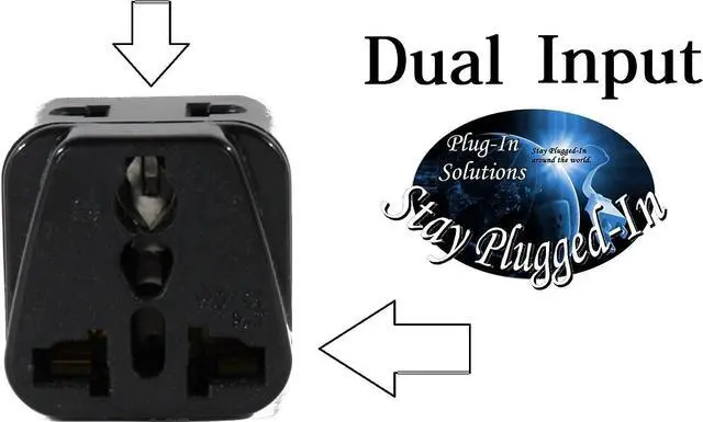 Alt view image 4 of 6 - US to India Travel Adapter Plug for USA/Universal to Asia Type E (C/F), M & D AC Power Plugs Pack of 3