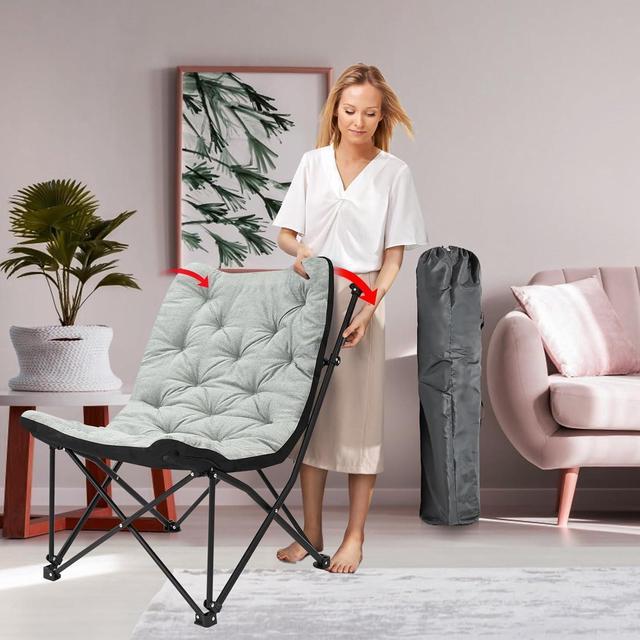 Begonia.K Comfy Living Room Chairs, Oversized Folding Chair with Removable  Cushion, Lounge Lazy Chair for Bedroom and Living Room, Flexible Seating  Chair for Teens Adults Green 