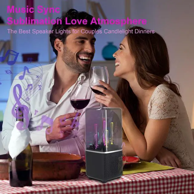Alt view image 4 of 7 - City Light Bluetooth Audio, Portable Small Audio, Multifunctional Colorful Table Lamb for Working Place, Study Room & Kitchen
