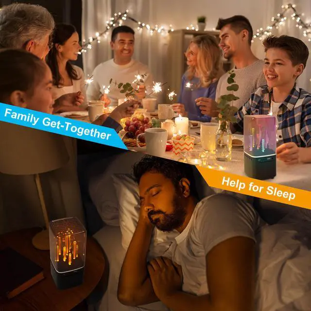 Alt view image 7 of 7 - City Light Bluetooth Audio, Portable Small Audio, Multifunctional Colorful Table Lamb for Working Place, Study Room & Kitchen