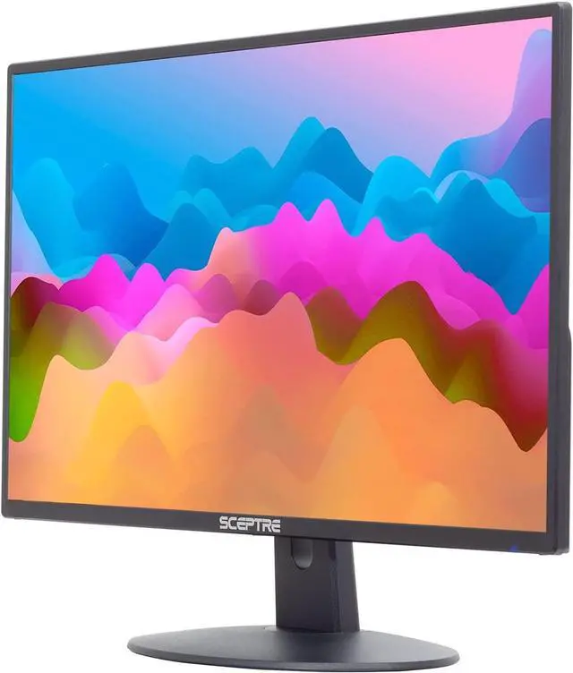 Alt view image 6 of 14 - sceptre e249w-19203r 24-inch fhd led gaming monitor 2x hdmi vga 75hz build-in speakers, machine black