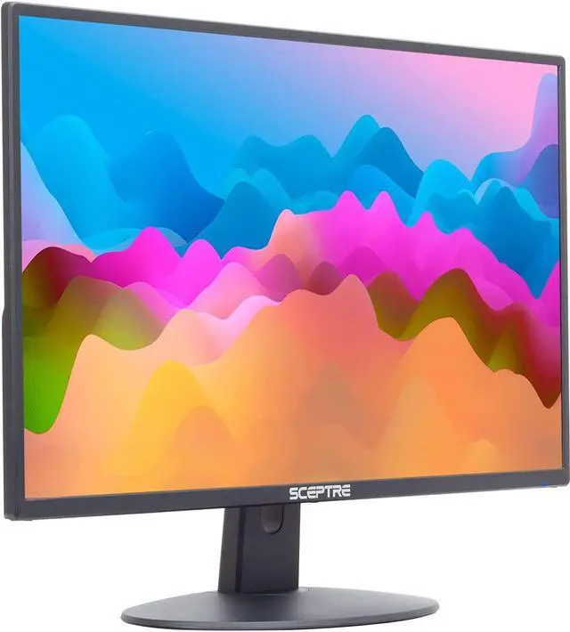 Alt view image 7 of 14 - sceptre e249w-19203r 24-inch fhd led gaming monitor 2x hdmi vga 75hz build-in speakers, machine black