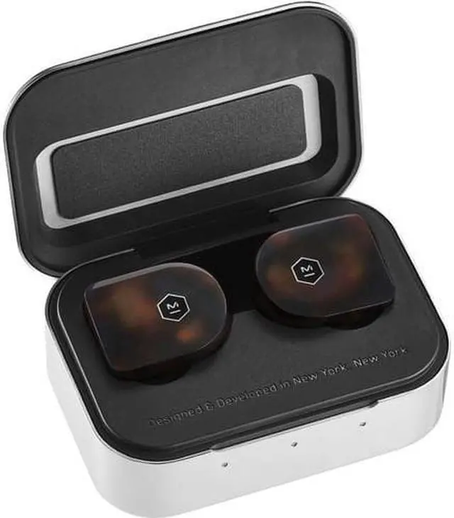 Alt view image 6 of 8 - Master & Dynamic MW07 True Wireless In-Ear Headphones, Tortoise Shell