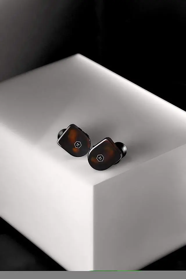 Alt view image 8 of 8 - Master & Dynamic MW07 True Wireless In-Ear Headphones, Tortoise Shell