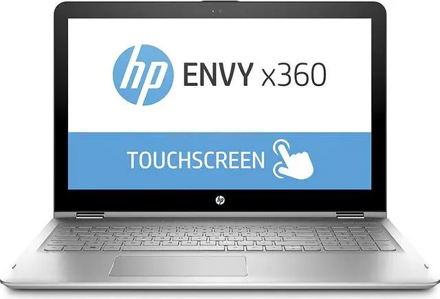 Alt view image 2 of 5 - HP Envy X360 X7U54UA 15-AQ273CL 15.6-Inch Touchscreen Convertible Laptop - 1920 x 1080 - Intel Core i7-8550U (8th Gen) - 12 GB RAM - 256 GB Solid State Drive - Windows 10 Home 64-bit - Silver