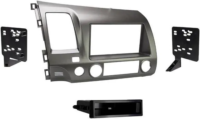 Alt view image 9 of 9 - Metra 99-7816T Single or Double DIN Dash Kit for Honda Civic 2006-2011 Vehicles