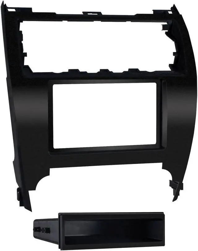 Alt view image 6 of 7 - Metra 99-8232B Single/Double DIN Stereo Dash Kit for 2012-up Toyota Camry