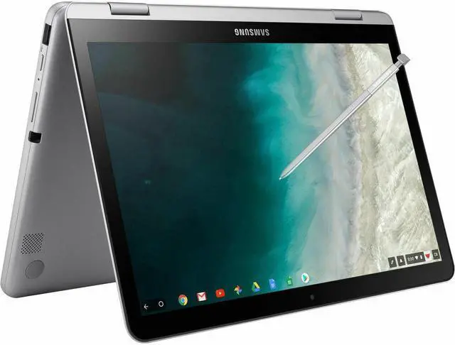 Alt view image 14 of 18 - Samsung - Plus 2-in-1 12.2" Touch-Screen Chromebook - Intel Celeron - 4GB Memory - 64GB eMMC Flash Memory - Light Titan
