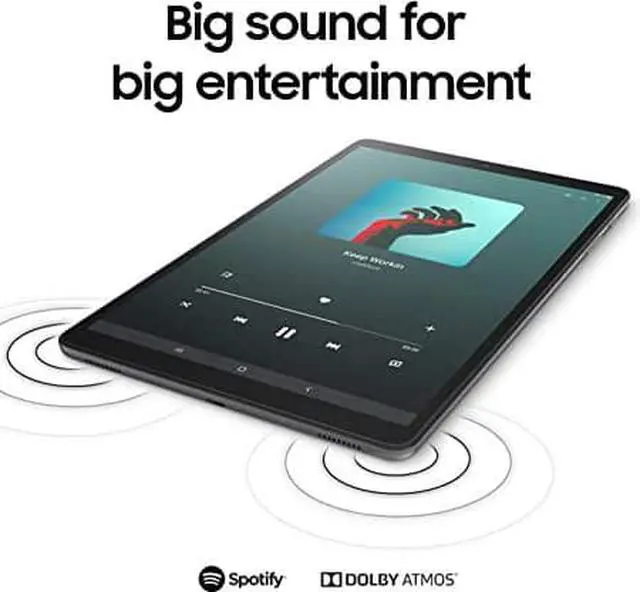 Alt view image 8 of 10 - Samsung Galaxy Tab A SM-T510 Tablet - 10.1" - 2 GB RAM - 32 GB Storage - Android 9.0 Pie - Silver - Samsung Exynos 7904A SoC Dual-core (2 Core) 1.80 GHz Hexa-core (6 Core) 1.60 GHz - microSD ...