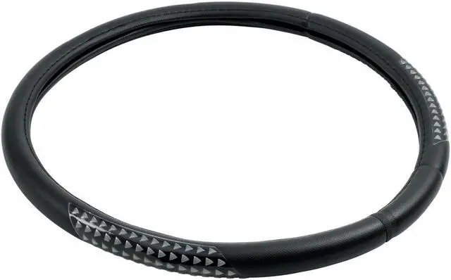 Main image of RoadPro NUT_RPSW-3002 18" Comfort Grip Steering Wheel Cover Black RPSW-3002