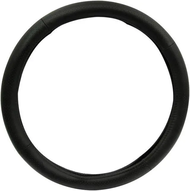Alt view image 14 of 15 - ROADPRO R RPSW3006 18 STEERING WHEEL COVER  BLK GEN LEATHE