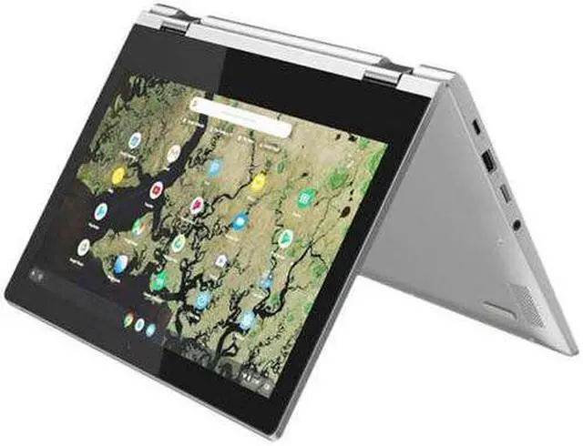 Alt view image 12 of 15 - Lenovo Chromebook C340, 11.6" HD, Intel® UHD Graphics 600, Intel® Celeron® N4000, 4GB LPDDR4 2400MHz (Soldered) RAM, 64GB eMMC, Chrome OS
