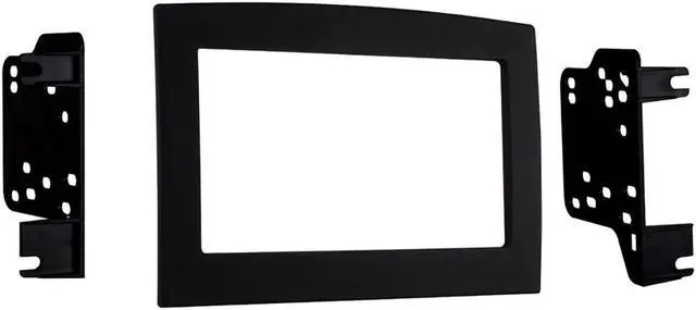 Alt view image 15 of 17 - Metra 95-6528B Black Double DIN Dash Kit for Select Dodge Ram 1500/2500/3500