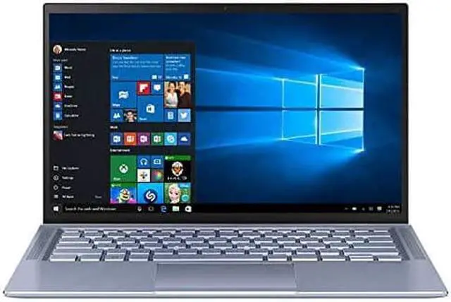 Alt view image 15 of 18 - ASUS ZenBook 14 UX431FN-IH74 Ultra-thin and Light 14-inch FHD Laptop, Intel Core i7-8565U, 16 GB RAM, 512 GB PCIE SSD, GeForce MX150, Windows 10, Silver Blue