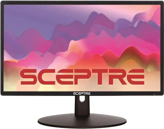 Main image of Sceptre LED Monitor 20" HD+ HDMI VGA Speakers Black 2021 E205W-16003RTT