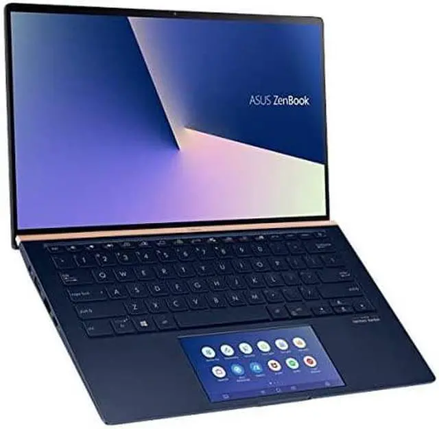 Alt view image 5 of 6 - Asus ZenBook UX434FL-UB76T Touchscreen 14" FHD 1920 x 1080  i7-10510U 16GB 1TB SSD NVIDIA GeForce MX250 2GB Windows 10 Royal Blue