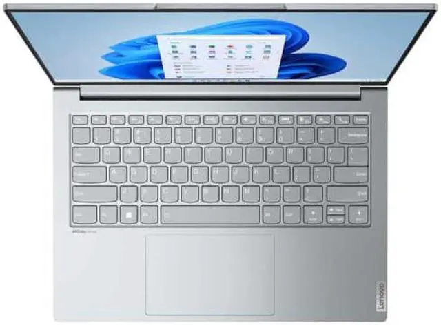 Alt view image 2 of 5 - Lenovo Slim 7 Laptop Intel Core i7-1260P 3.4 GHz 16 GB 1TB SSD NVMe 14" Touchscreen Windows 11 Home 82SX0002US Silver