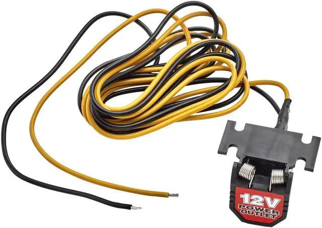 Alt view image 3 of 5 - RoadPro 12-Volt Outlet/ Power Port with 6' Cord 12-Volt Adapters