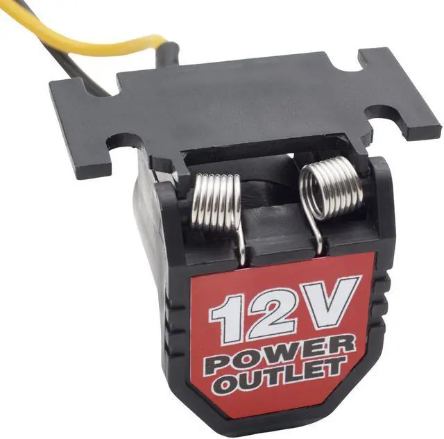 Alt view image 5 of 5 - RoadPro 12-Volt Outlet/ Power Port with 6' Cord 12-Volt Adapters