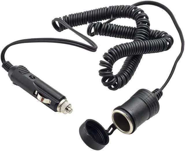 Alt view image 5 of 11 - Roadpro Cigarette Lighter Adapter, Coiled Cord 7" W x 1" D x 4" H  RPPS-2231