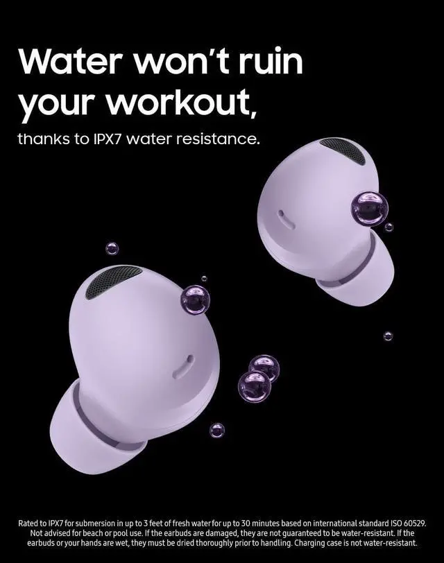 Alt view image 3 of 11 - Samsung Galaxy Buds2 Pro True Wireless Earbud Headphones - Graphite Gray