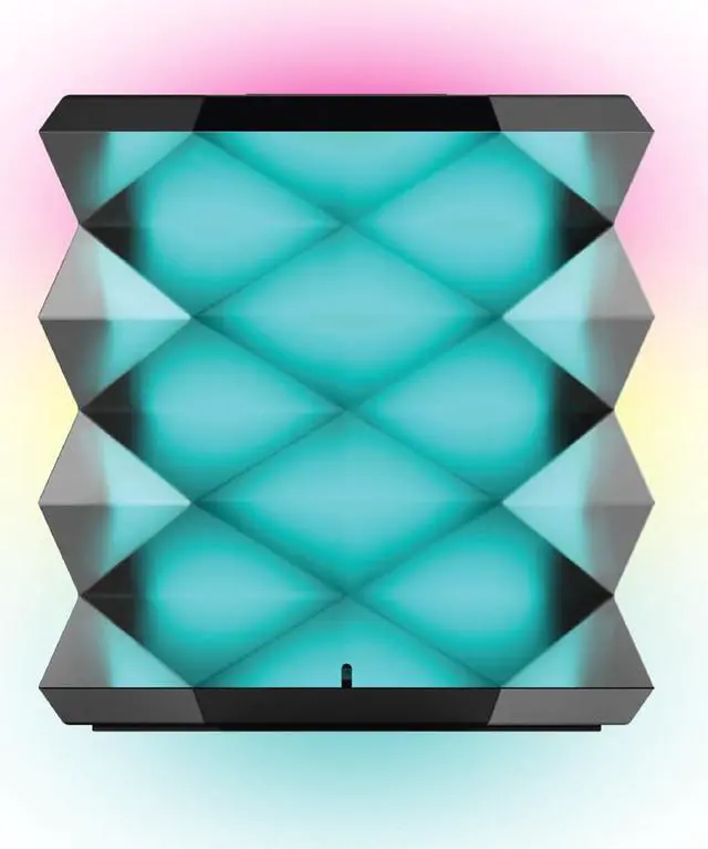 Alt view image 7 of 8 - HyperGear LYTE Mini Wireless LED Speaker - Black