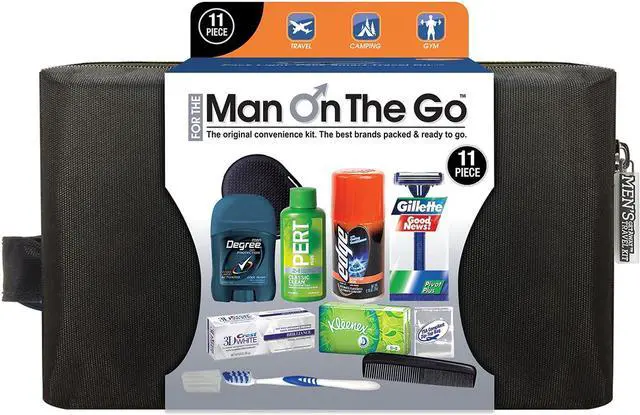 Main image of Man On the Go 13 Piece Travel Kit